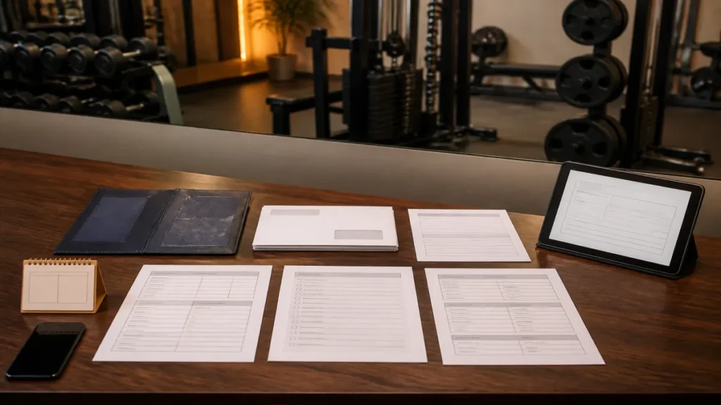 Detalhe prático de documentação e etapas práticas de abertura aplicado a MEI para personal trainer.